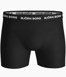 Bjorn Borg Solid Essential Boxer Shorts 5 Pack-Black