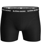 Björn Borg Solid Essential Boxer Shorts - 5PACK - Red/White/Black/Blue