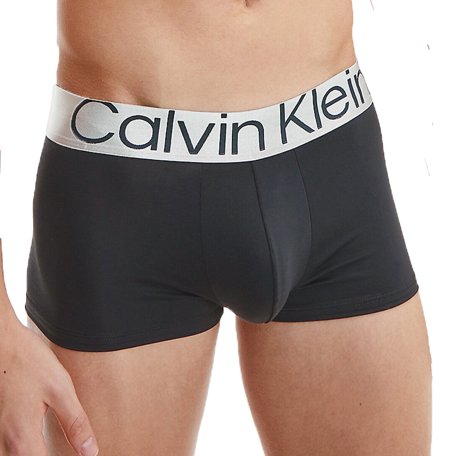 Calvin Klein 3 Pack Trunks - Steel Micro - Black