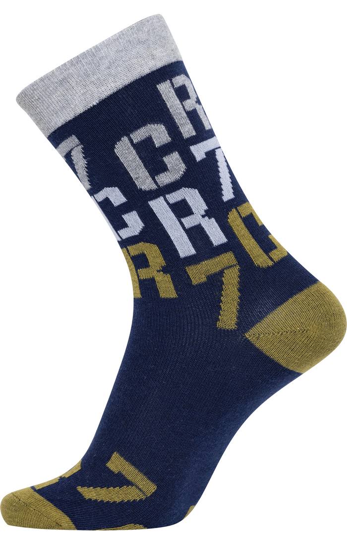 CR7 Boys Socks Three Pack - Red /Blue / Yellow