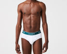 Lacoste Casual Briefs - 3 Pack - Black / White / Grey