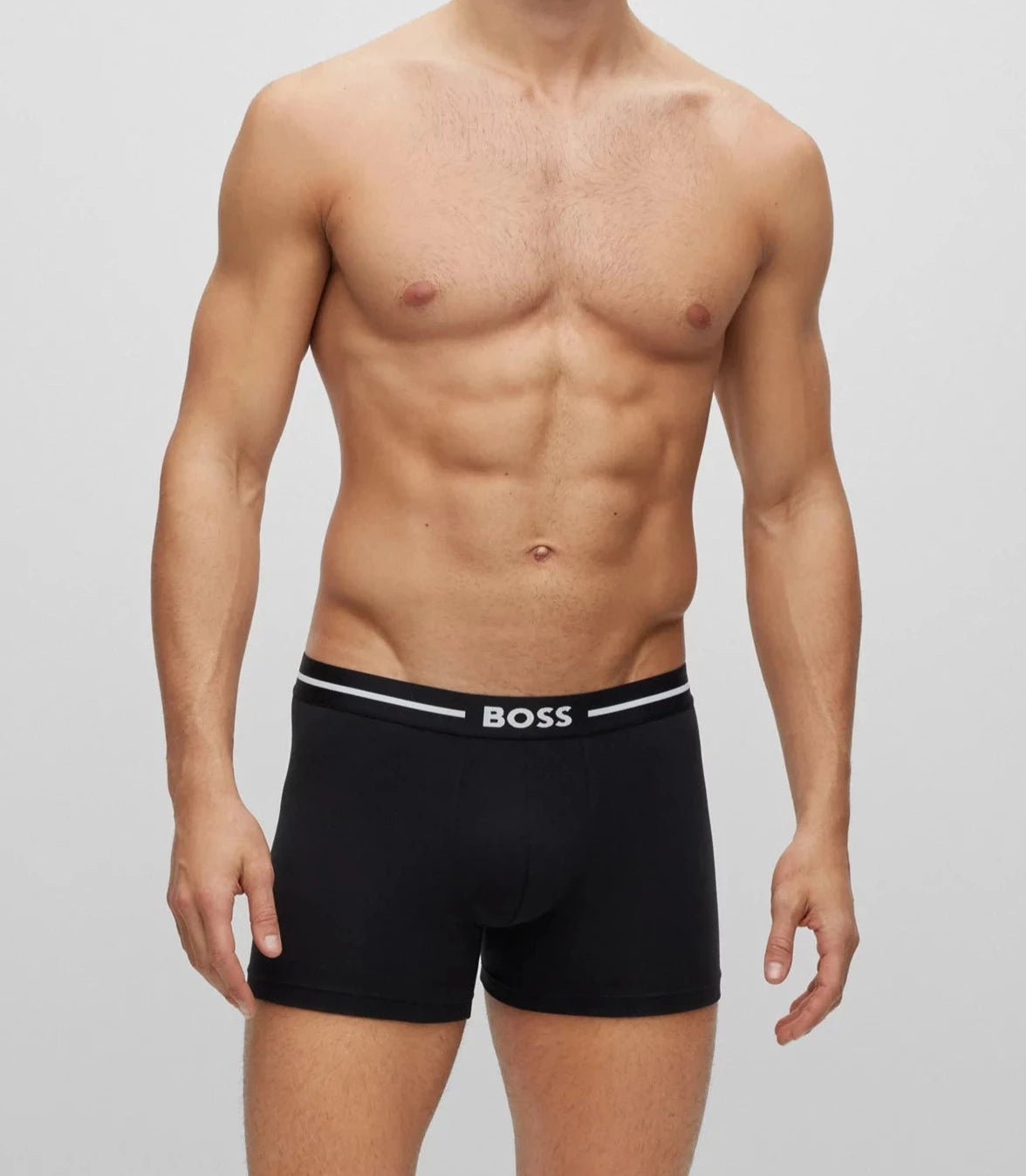 Boss 3 Pack of Stretch Cotton Boxer Briefs - BGN