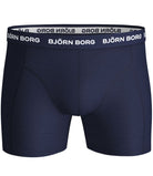 Björn Borg Solid Essential Boxer Shorts - 5PACK - BLUE DEPTHS