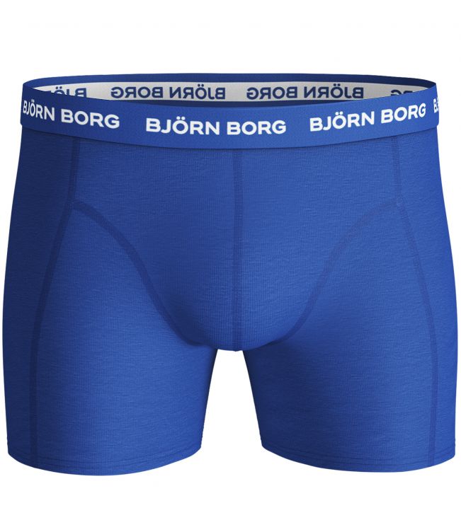 Björn Borg Solid Essential Boxer Shorts - 5PACK - BLUE DEPTHS