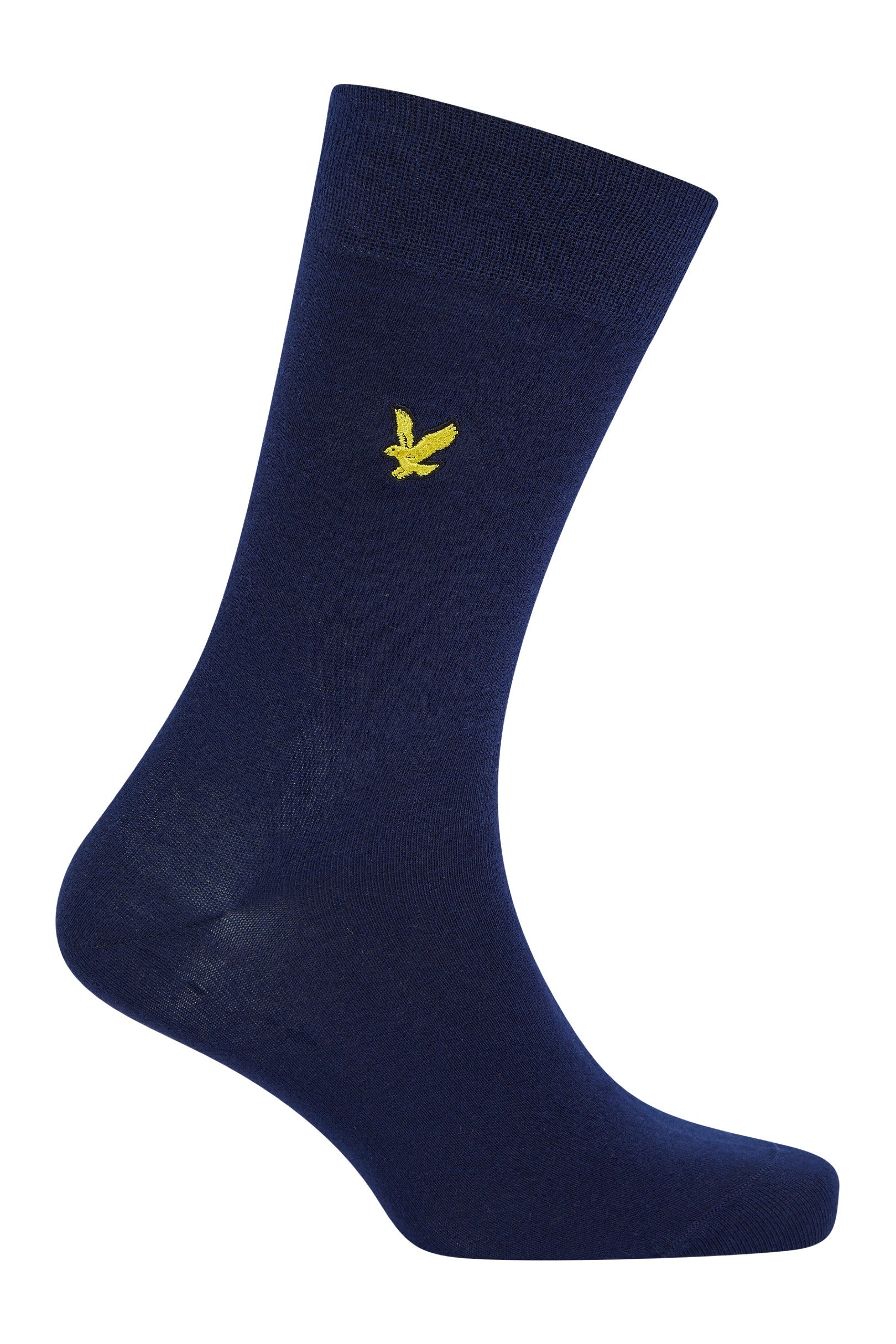 Lyle & Scott 3 Pack Angus Crew Socks - Peacoat/Wine Tasting/Purple Sage ( UK 7-11 )