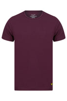 Lyle & Scott 3 Pack 3 Pack August Multi T Shirts - (Wine Tasting - Peacoat - Grey Marl)