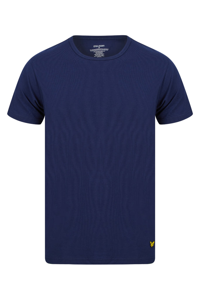 Lyle & Scott 3 Pack 3 Pack August Multi T Shirts - (Wine Tasting - Peacoat - Grey Marl)