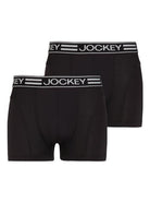 Jockey Microfiber Active 2-Pack Trunks - Black