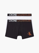 Calvin Klein 2 Pack Organic Cotton Boys Trunks - CK ONE ( 0R7 )