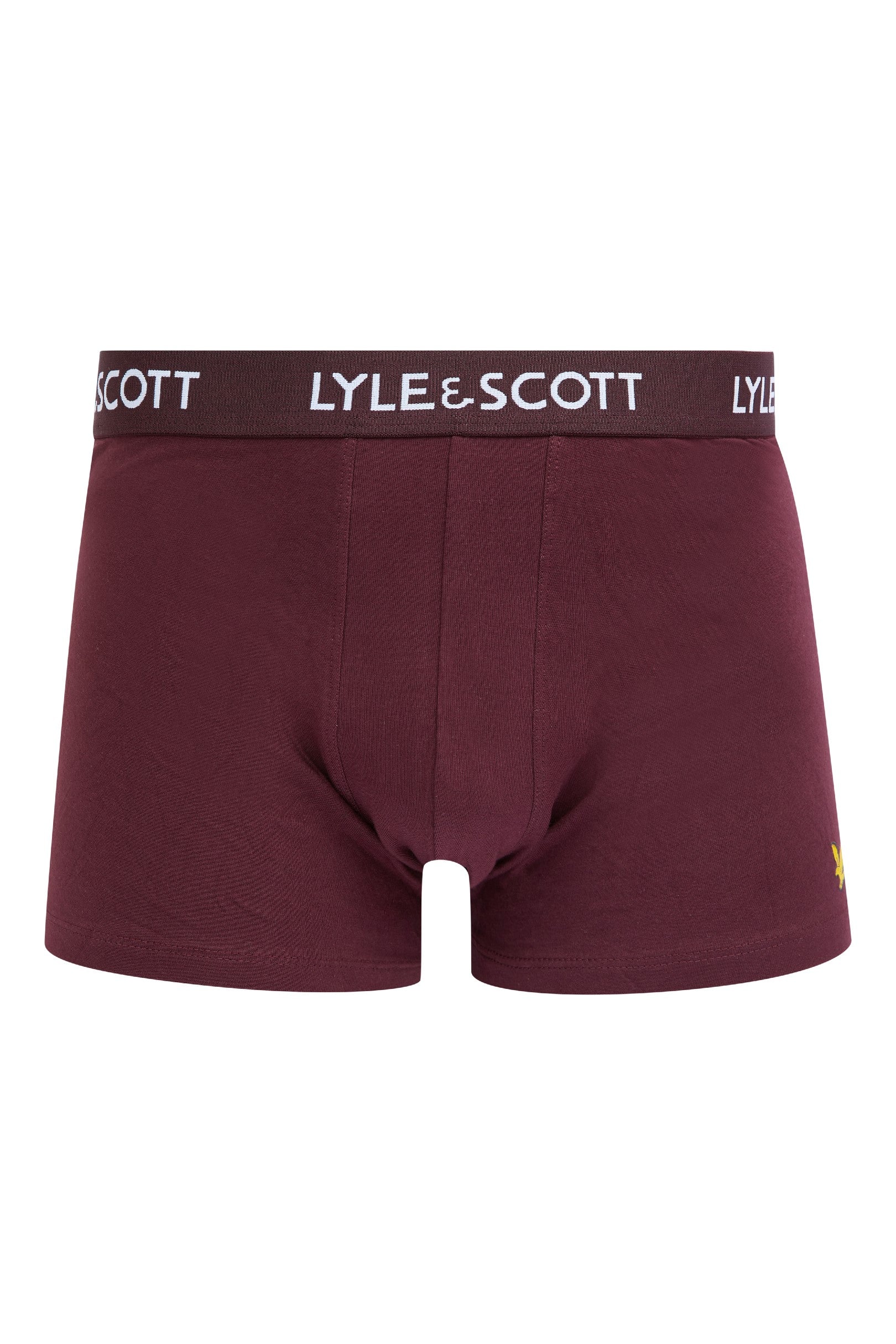 Lyle & Scott Barclays - 3 Pack Seasonal Men's Trunks - Black / Wine Tasting / Grey Marl