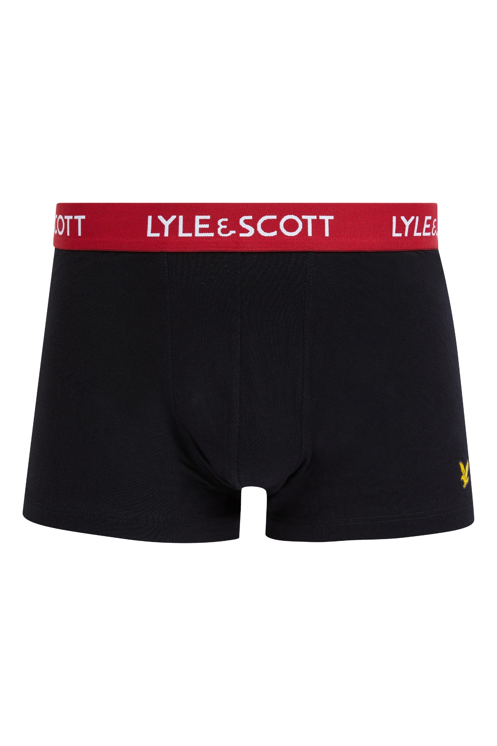 Lyle & Scott 3 Pack Barclay Men's Seasonal Trunks - Black