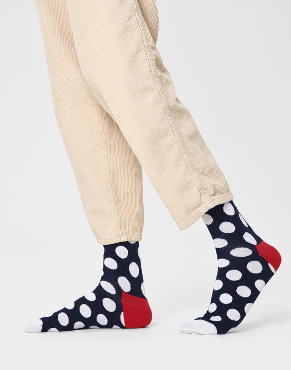 Happy Socks - Big Dot Sock - Navy