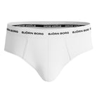 Björn Borg Solid Essential Briefs 3-pack - Black / White / Grey