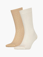 Calvin Klein 2 PACK CREW SOCKS - BRONZE