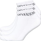 Lyle And Scott Vintage Mens Chester 3 Pack Trainer Socks-White