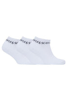 Lyle And Scott Vintage Mens Chester 3 Pack Trainer Socks-White