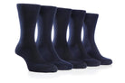 Farah Men's 5 Pack Cotton Rich Plain Jaquard Socks, Size 6-11