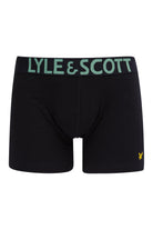 Lyle & Scott 3 Pack Daniel Men's Trunks - Black Multi Waistbands