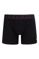 Lyle & Scott 3 Pack Daniel Men's Trunks - Black Multi Waistbands