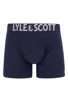 Lyle & Scott 3 Pack Daniel Men's Boxer Shorts - Wine Tasting / Grey Marl / Peacoat