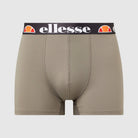 Ellesse Men's Dralla 3 Pack Boxer Trunks - Black/Grey/White