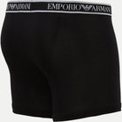 Emporio Armani 3 Pack Cotton Stretch Boxer Briefs - Black