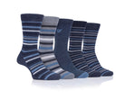 Farah Mens 5 Pack Cotton Rich Stripe Socks