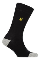 Lyle And Scott Mens Graham Five Pack Socks - Black/Blue