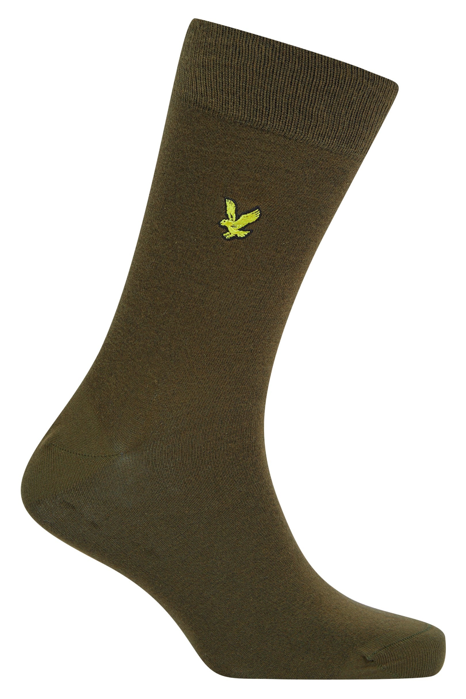 Lyle & Scott 5 Pack Mix Design Socks - Dark Olive-Argyle-Incense-Stripe-Black