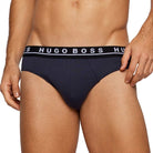 Hugo Boss Stretch Cotton Briefs Pack of 3 – Black / White / Navy