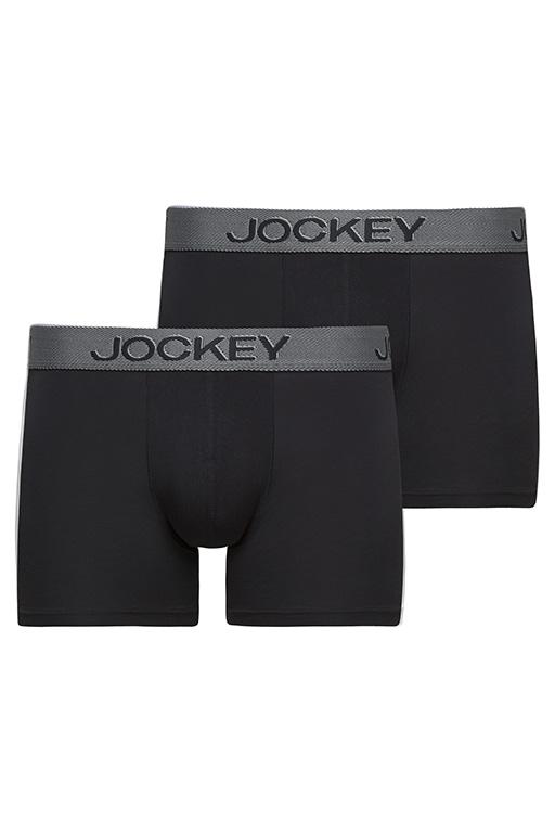 JOCKEY 3D Innovations 2 Pack Trunks - Black