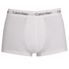 Calvin Klein Low Rise Cotton Stretch Trunks, Pack of 3, Red Ginger/White/Pyro Blue