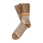 Thunders Love Marine Collection Stripes White & Sand Socks