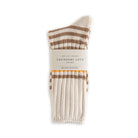 Thunders Love Marine Collection Stripes White & Sand Socks