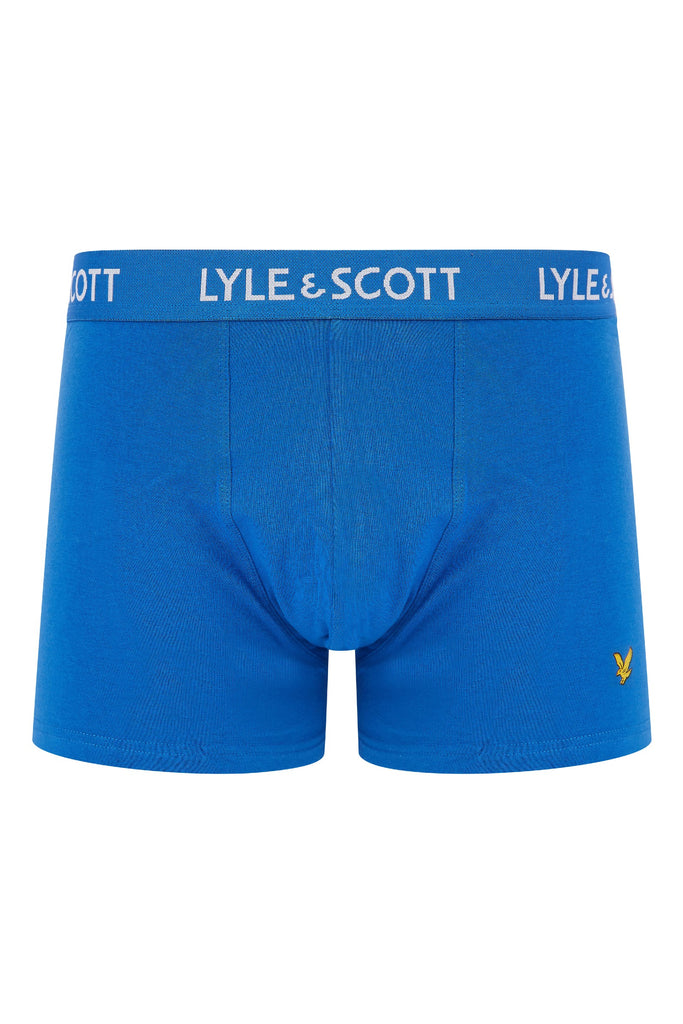 Lyle & Scott 5 Pack Miller Men's Trunks - (Peacoat/White/Arona/Teal/Blue)