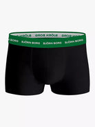 Björn Borg Cotton Stretch Trunks, Pack of 3, Black/Multi