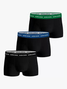 Björn Borg Cotton Stretch Trunks, Pack of 3, Black/Multi