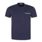 Emporio Armani 2 Pack Crew Neck T-Shirt - Marine/Denim