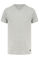 Lyle & Scott - 3 Pack V Neck Loungewear Cotton T Shirts - Black/Grey/White