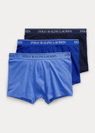 Polo Ralph Lauren Classic Boxer Trunks 3-Pack (Navy/Sapphire/Blue)