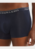 Polo Ralph Lauren Classic Boxer Trunks 3-Pack (Navy/Sapphire/Blue)