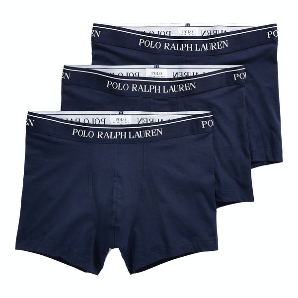 Polo Ralph Lauren Classic Boxer Trunks 3-Pack ( All Blue )