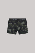 Ted Baker 3 Pack Cotton Stretch Fashion Trunks - Royal, Black, Jigsaw Camo