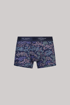 Ted Baker 3 Pack Cotton Stretch Fashion Trunks - Fog/Navy/Patita Navy