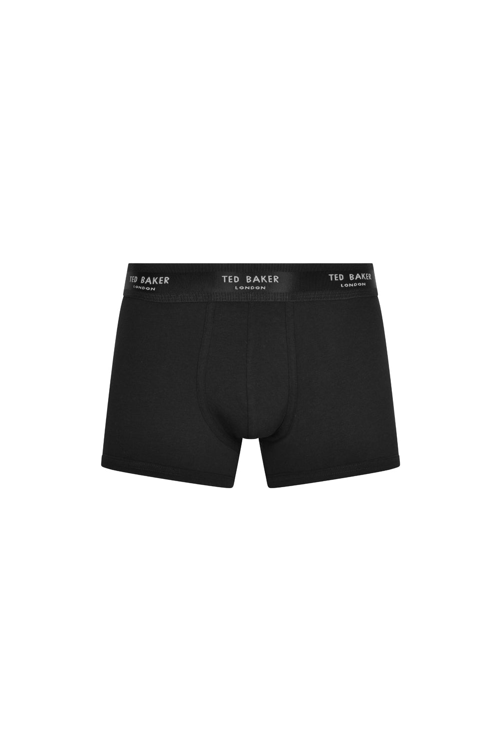 Ted Baker 3 Pack Fashion Cotton Stretch Solid Trunks - Black / Grey / Copper