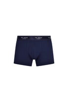 Ted Baker 3 Pack Cotton Stretch Fashion Trunks - Purple /Navy/Grey