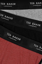 Ted Baker 3 Pack Cotton Stretch Boxer Briefs - Black / Grey Heather / Heena