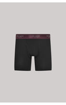 Ted Baker 3 Pack Cotton Stretch Boxer Briefs - Black With Color Waistband