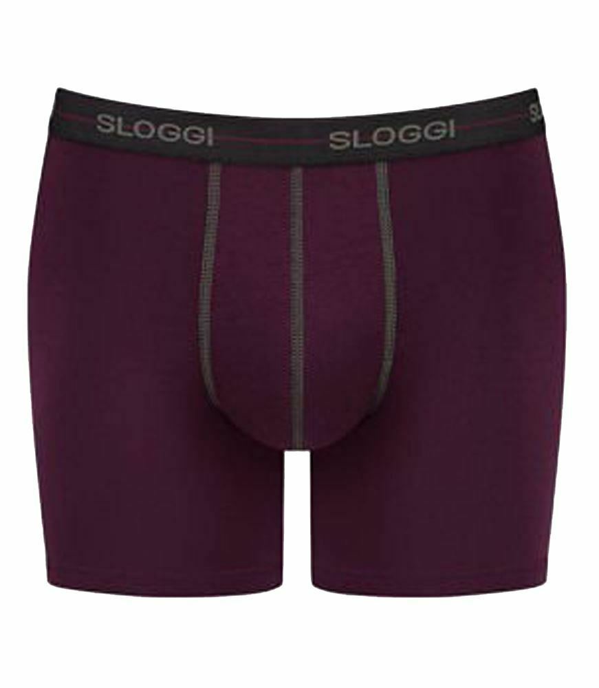 Sloggi Men Start 2 Pack Boxer Briefs Shorts Violet - Dark Combi (M022)