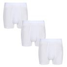 Pringle - 3 Pack Modal Stretch Boxer Trunks - White Hipsters